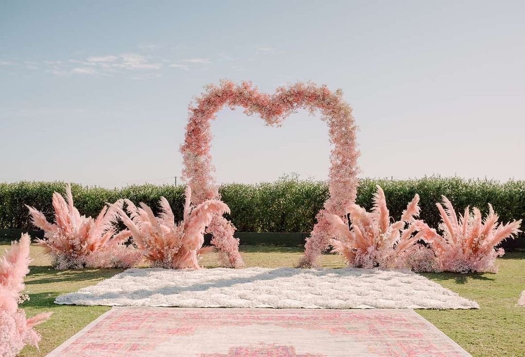 Heart-Shaped Wedding Arch