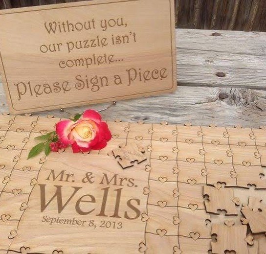 Jigsaw Puzzle Guest Book