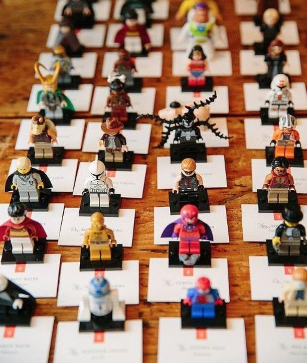 Lego Character Place Cards