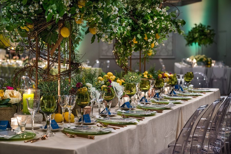 Lemon Centerpieces and Decor