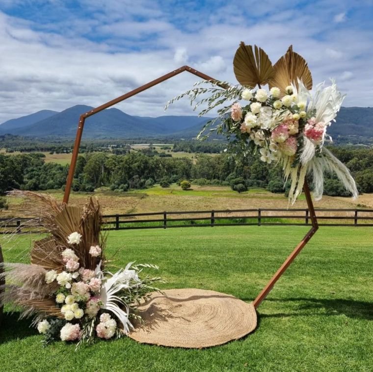 Lily Pad Wedding Arch