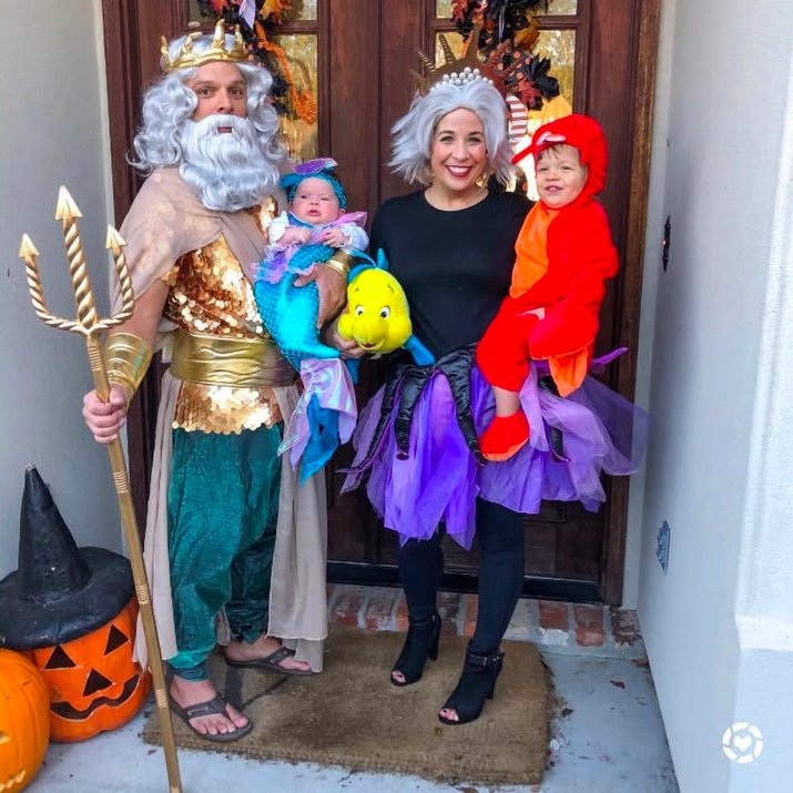 Little Mermaid Family Costume