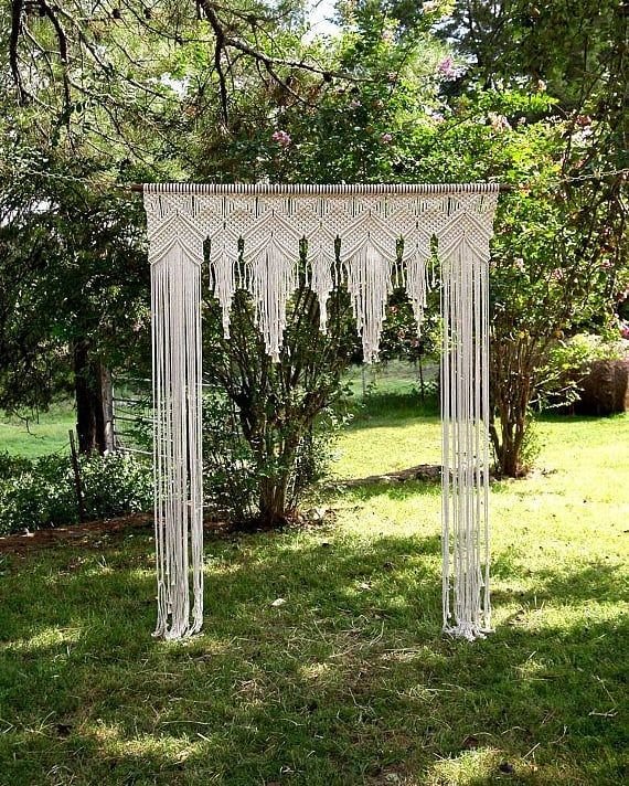 Macrame Wedding Arch Design