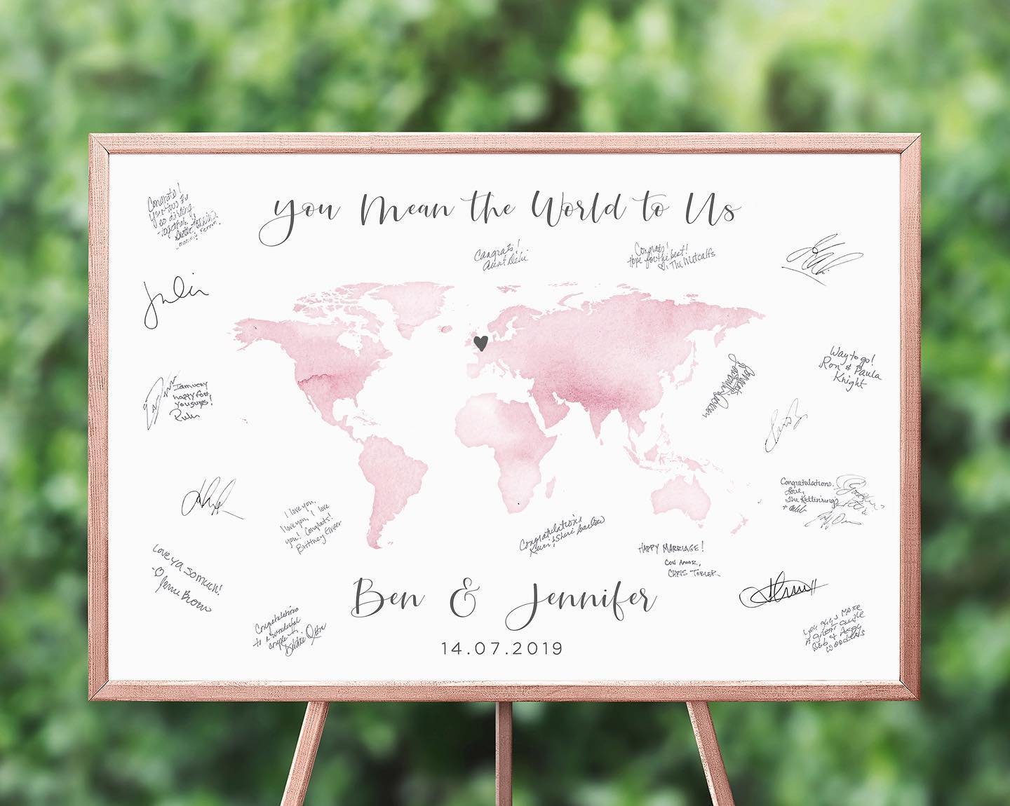 Map Guest Book Option