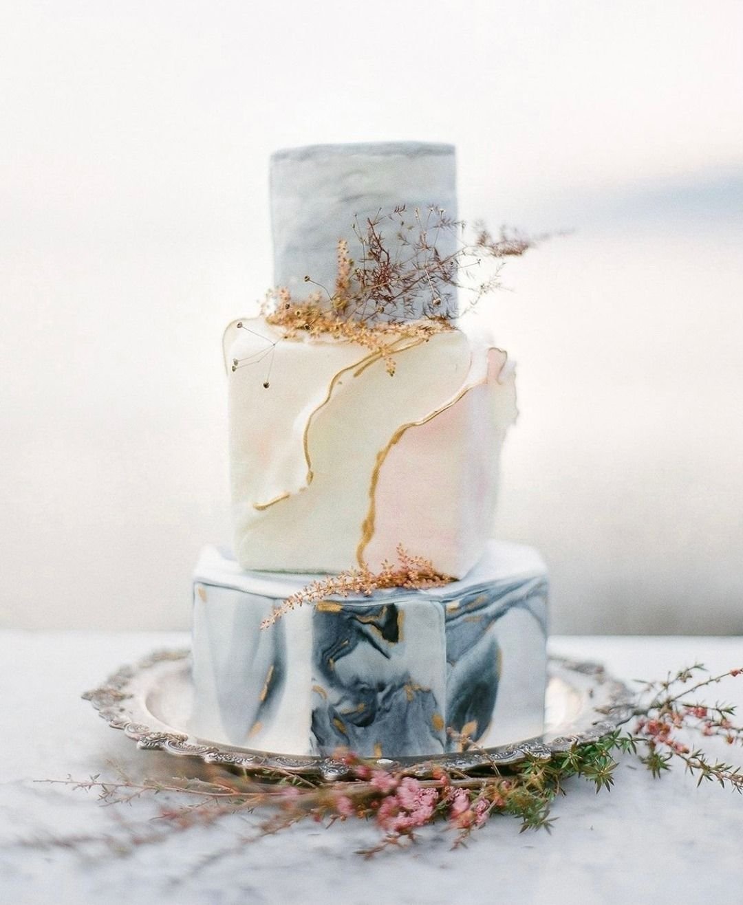 Marbled Cake Design