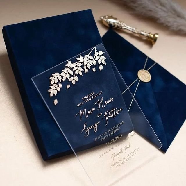 Midnight Blue Wedding Set