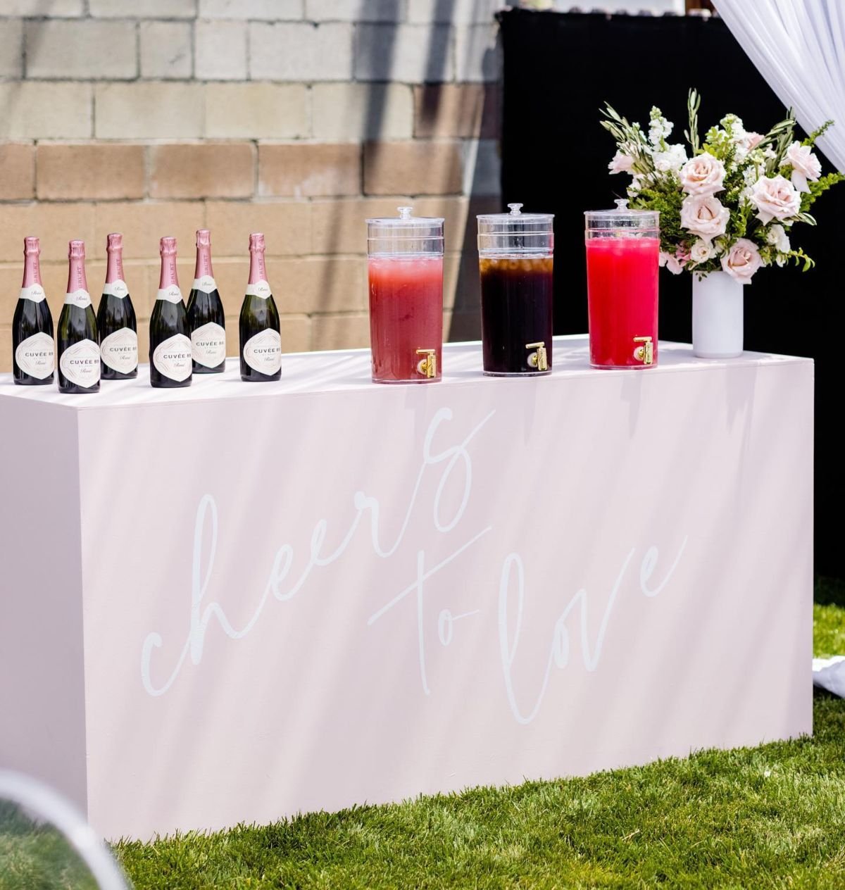 Mimosa Bar Setup