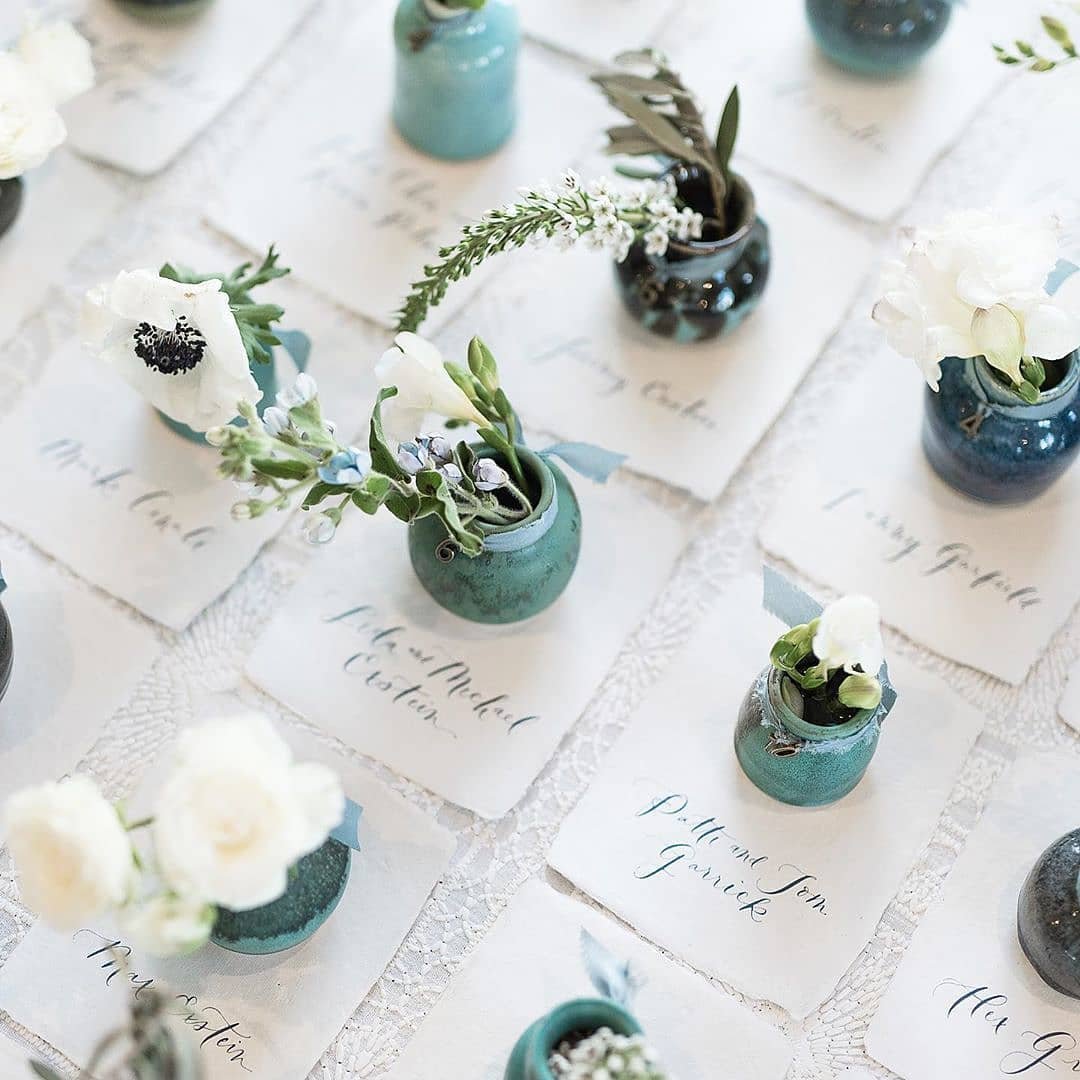 Mini Vases with Tags