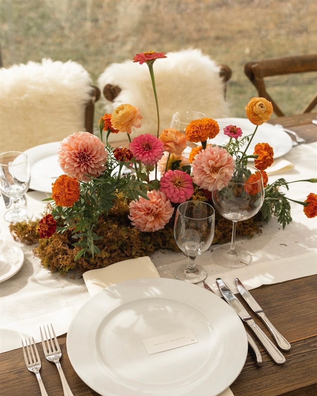 Moss Centerpiece Base