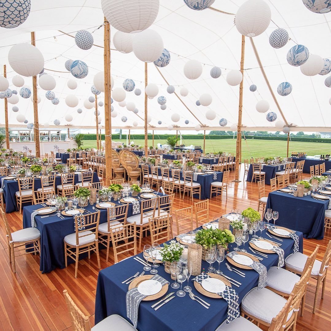 Navy and White Décor