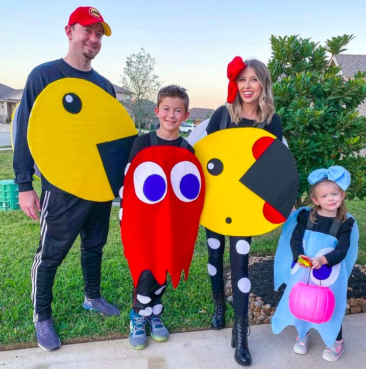 Pac Man Family Costumes