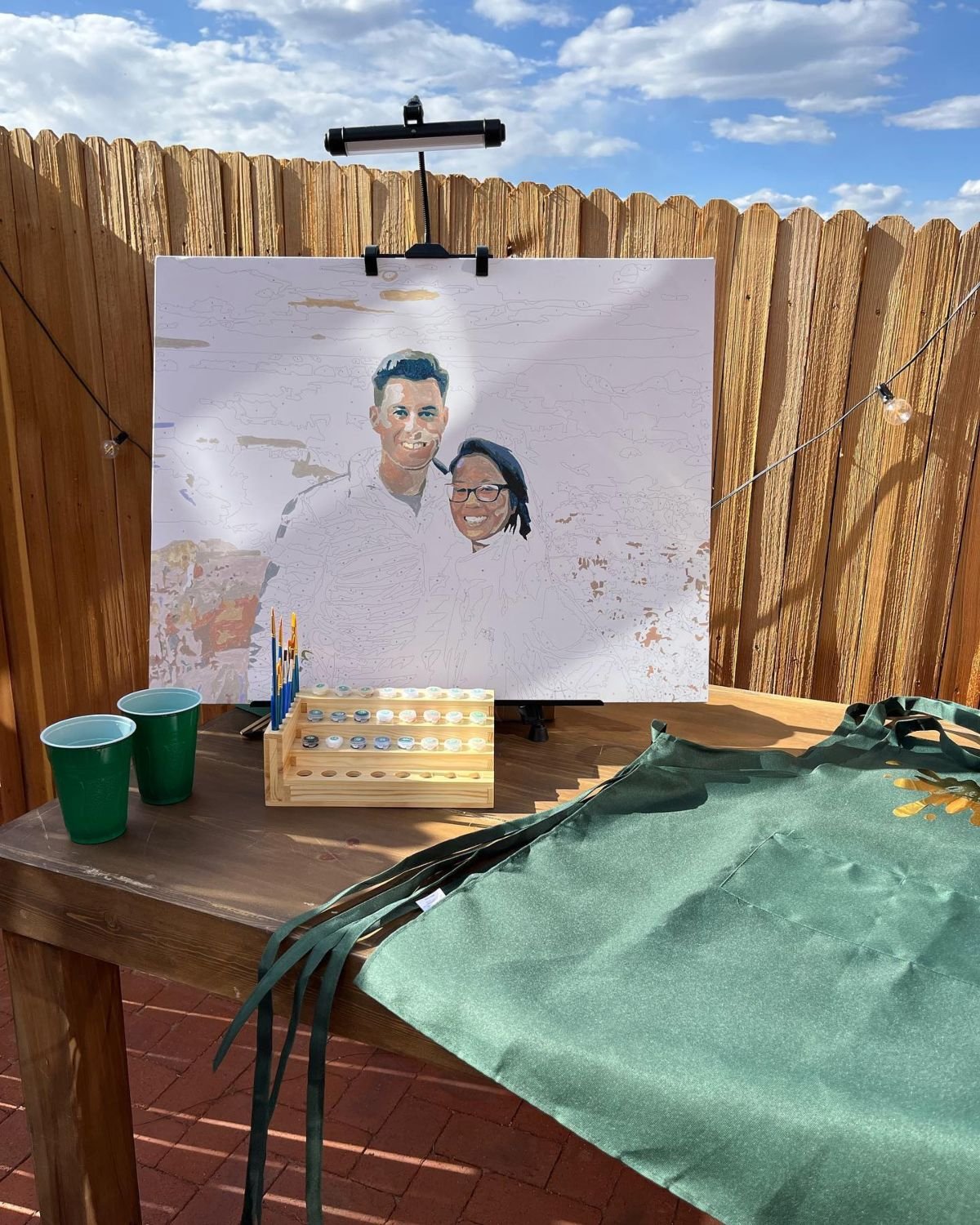 Paint-By-Number Canvas Activity