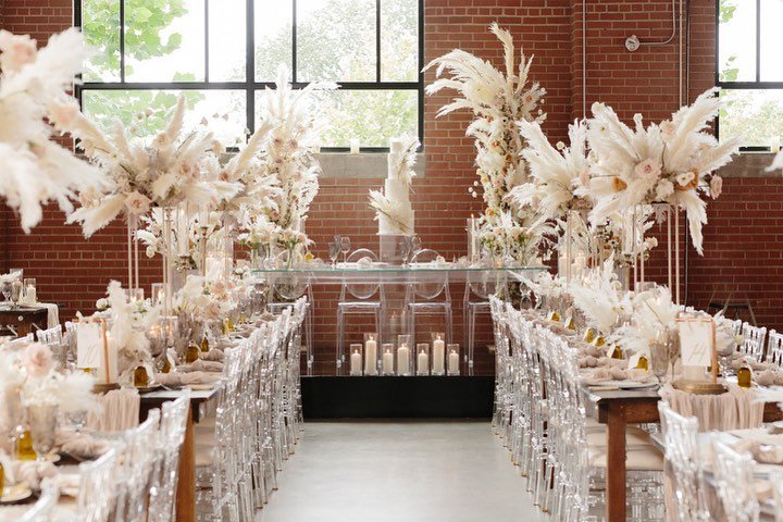 Pampas Grass Centerpieces