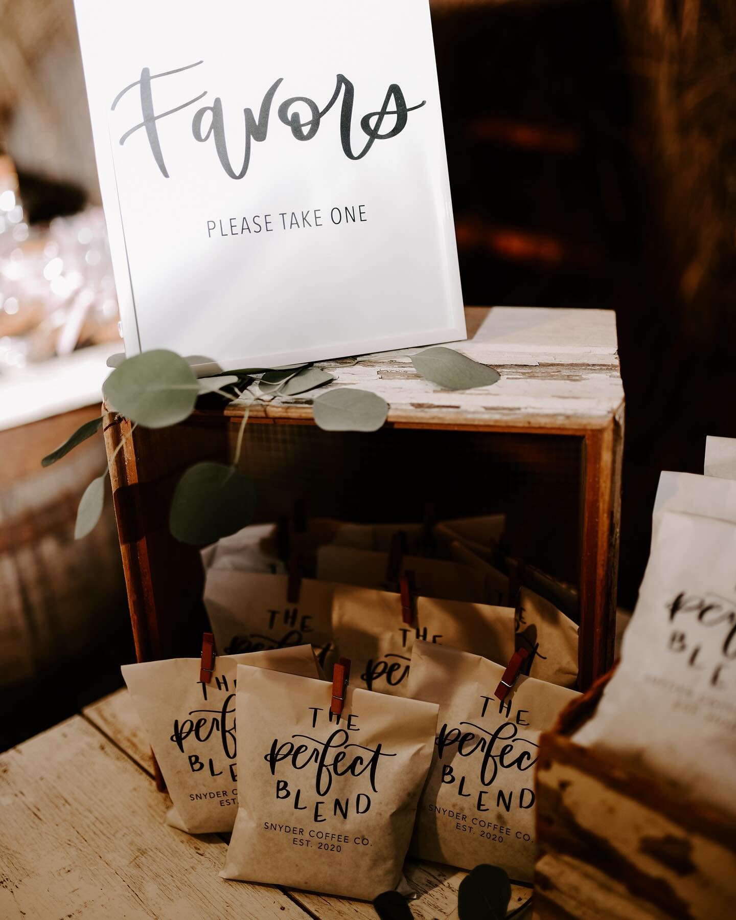 Personalized Coffee Bean Favors