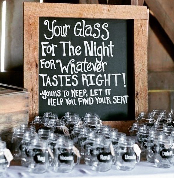 Personalized Glass Favor Jars