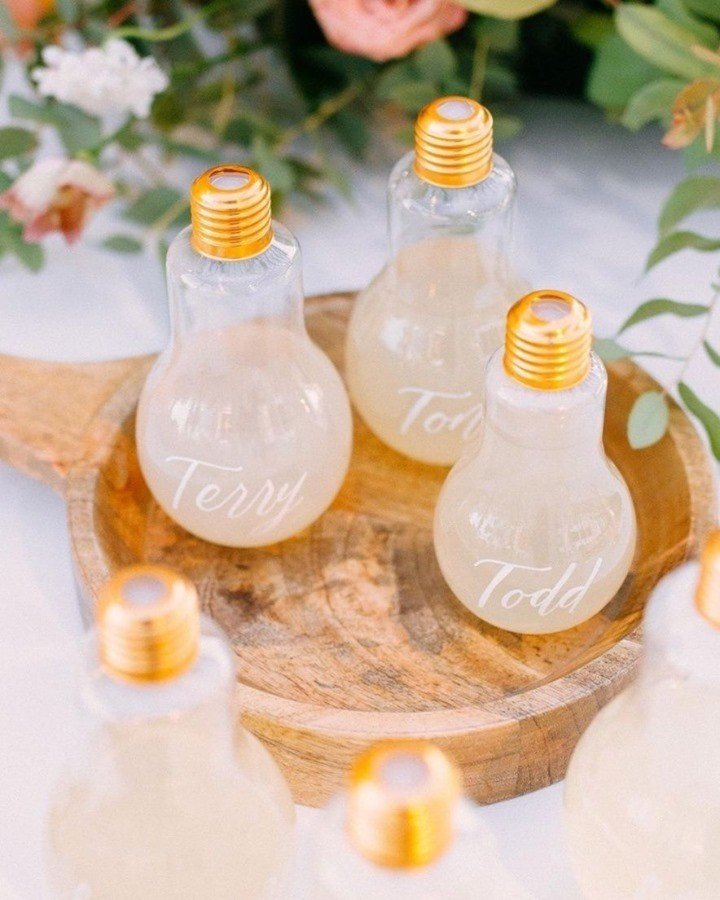 Personalized Light Bulb Drinks
