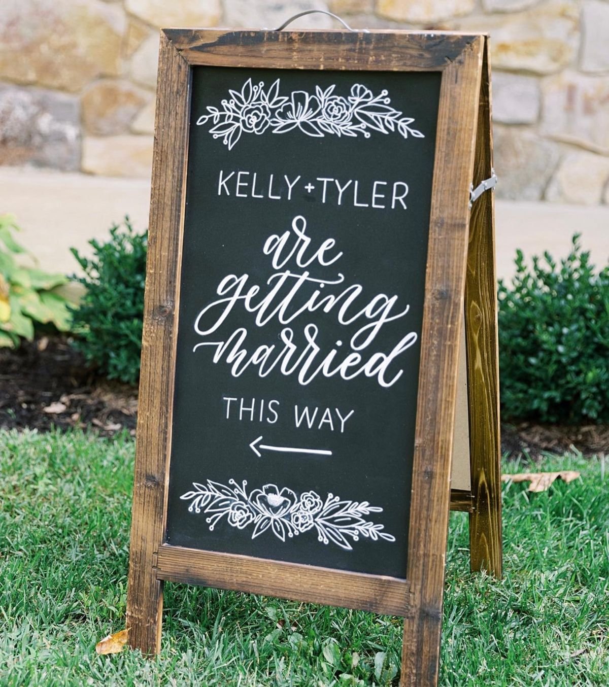 Personalized Wedding Welcome Sign