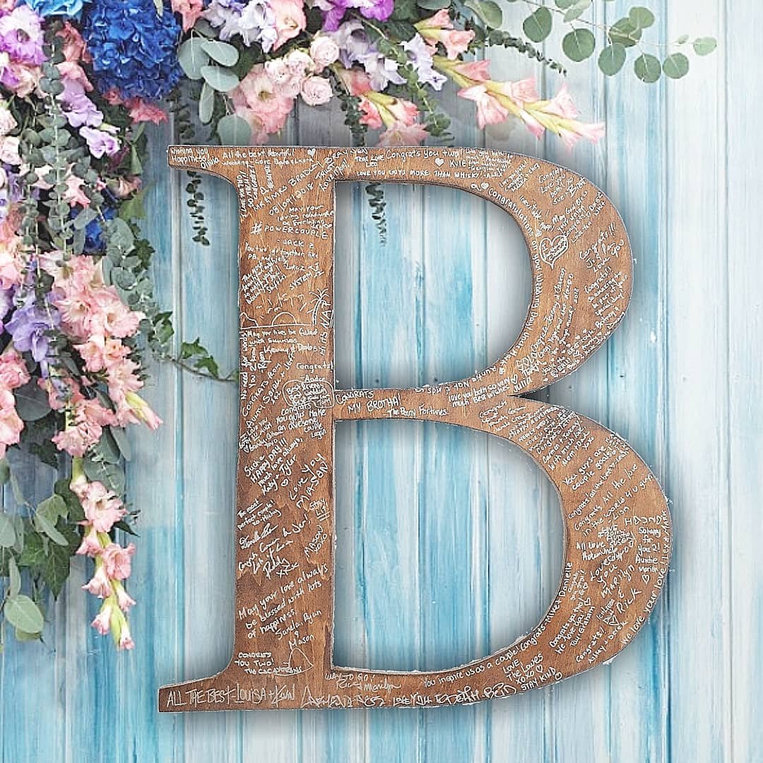 Personalized Wooden Letter
