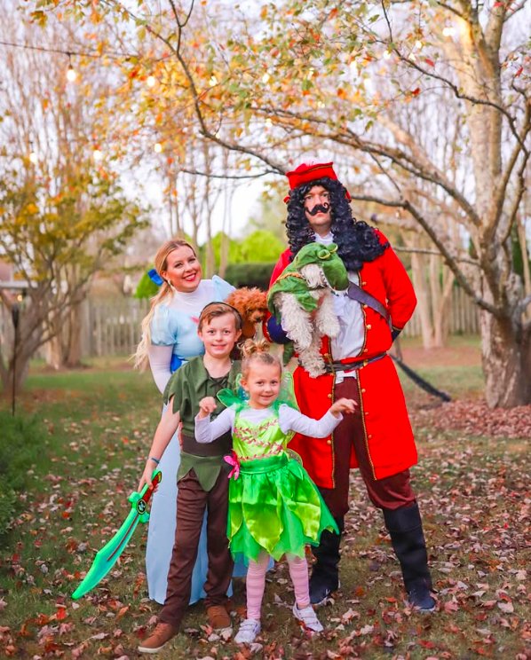 Peter Pan Family Costumes for Four