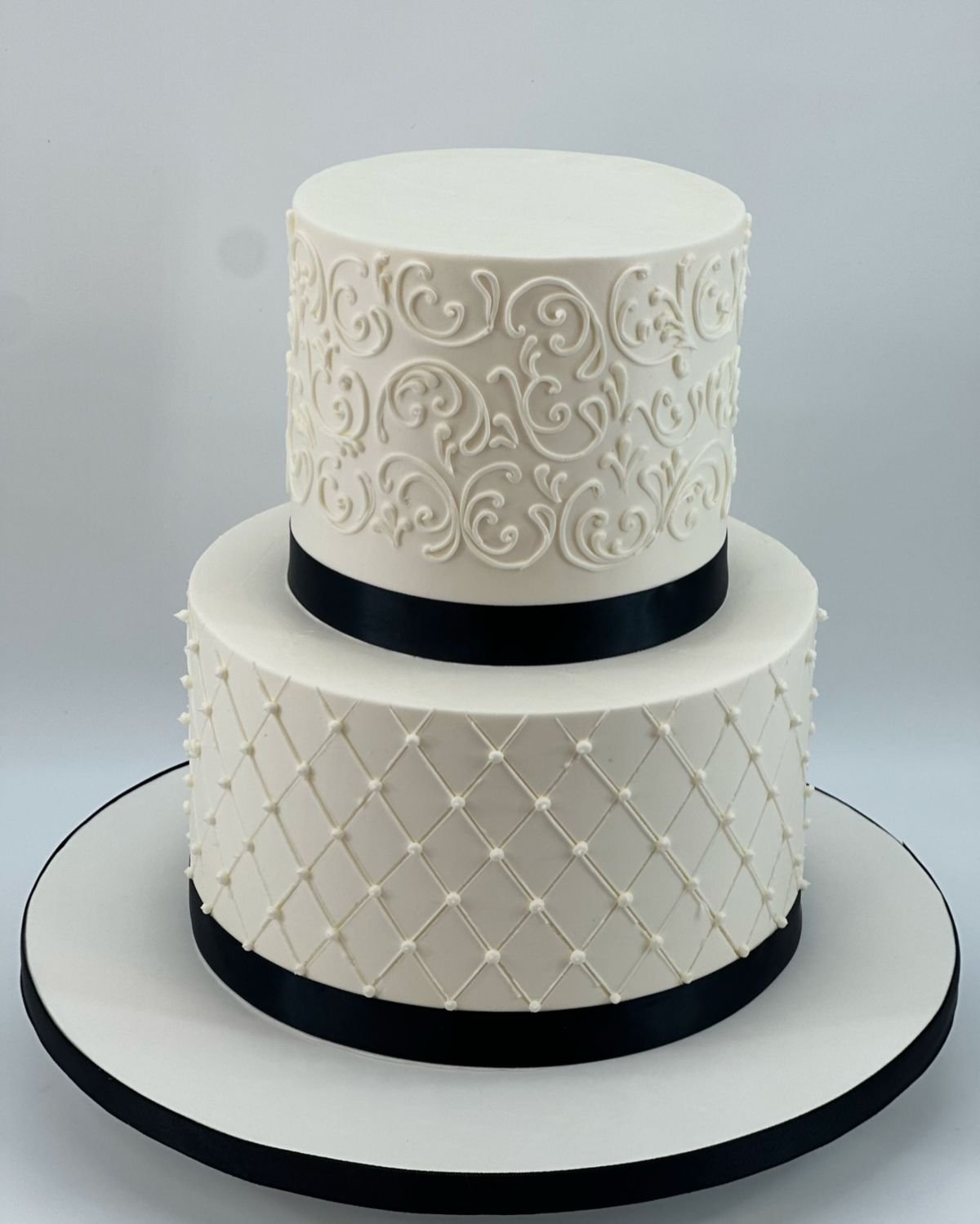 Quilted Texture and Scrollwork