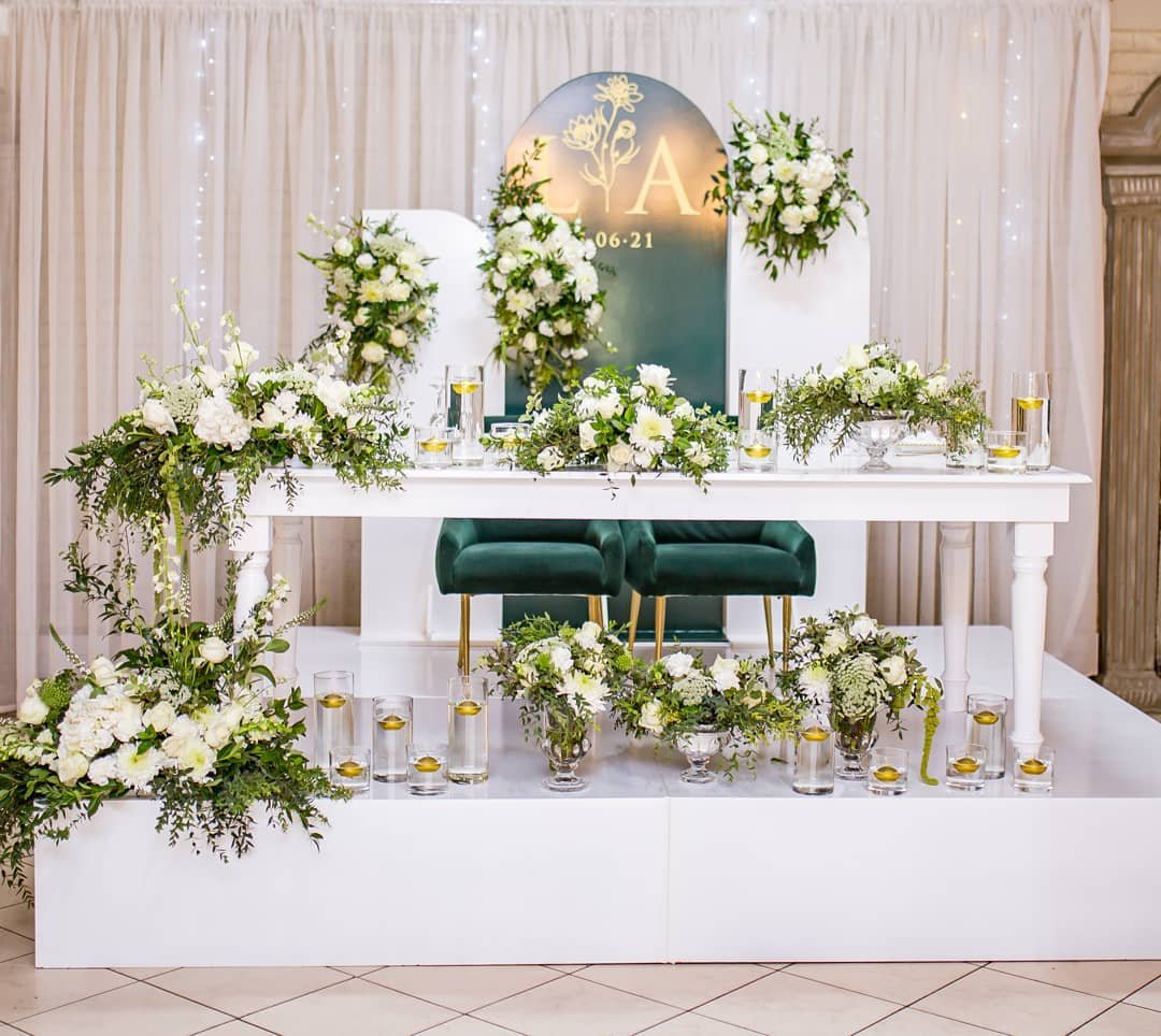 Reception Table Backdrop