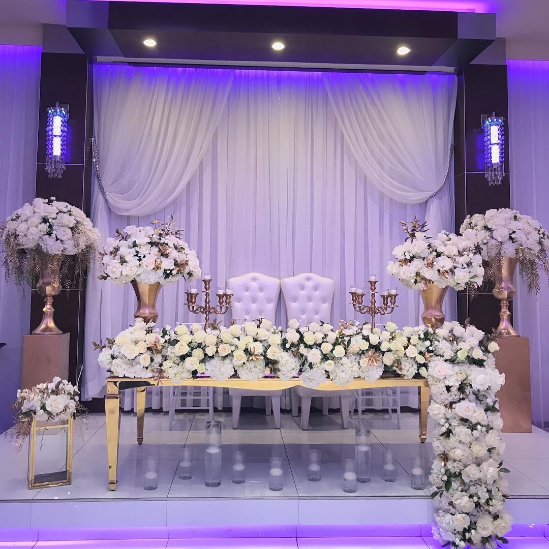 Royal Floral Table Decor