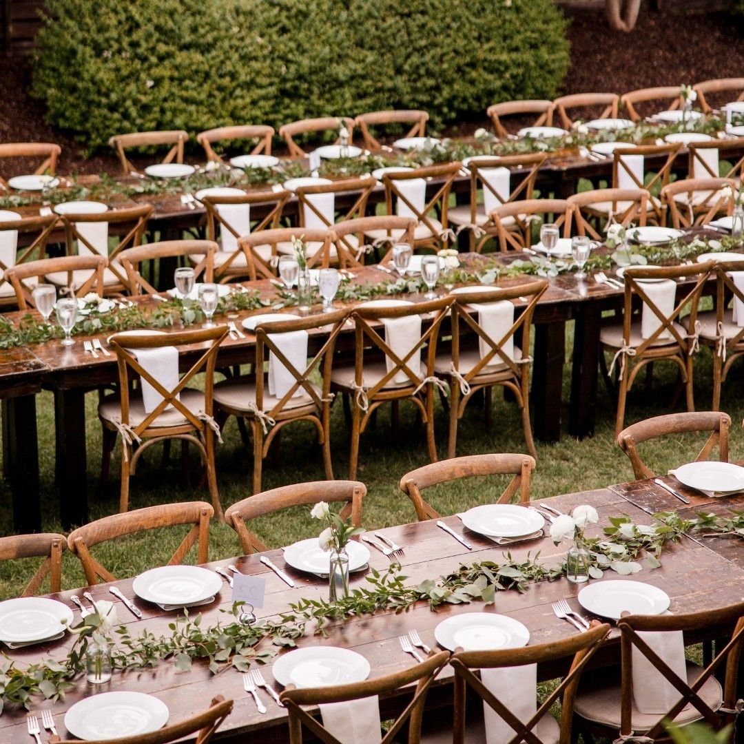 Rustic Long Table Setup