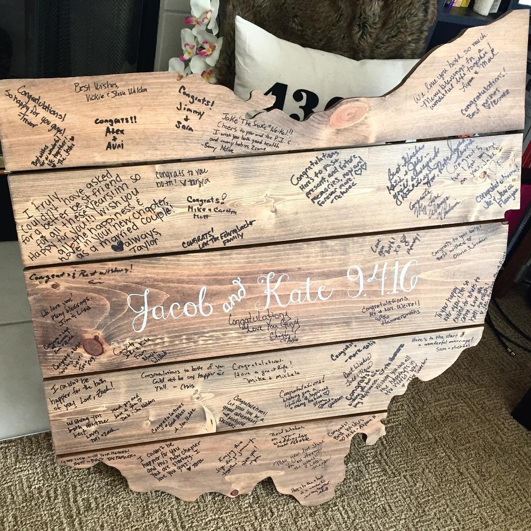 Rustic Pallet Guest Book