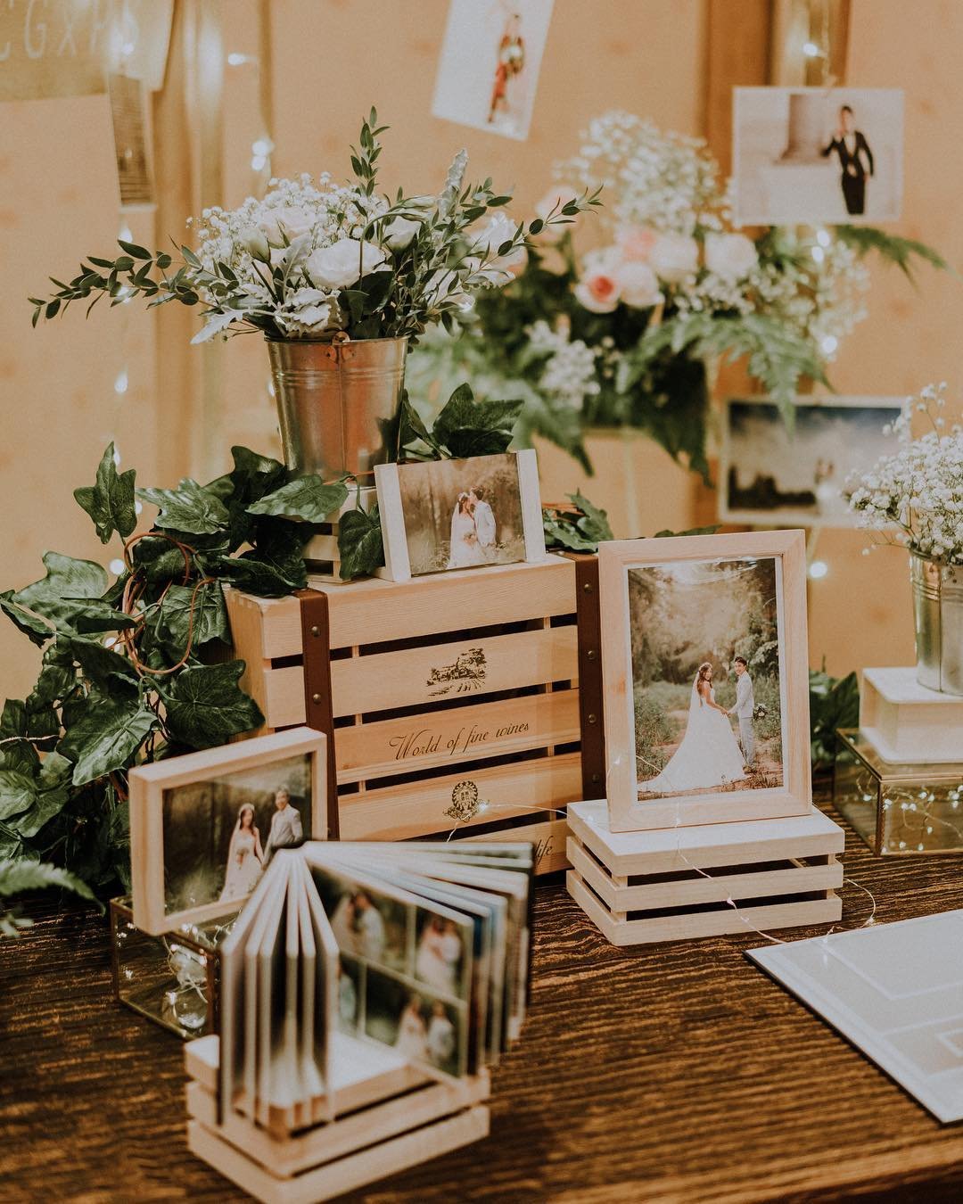Rustic Photo Display Decor