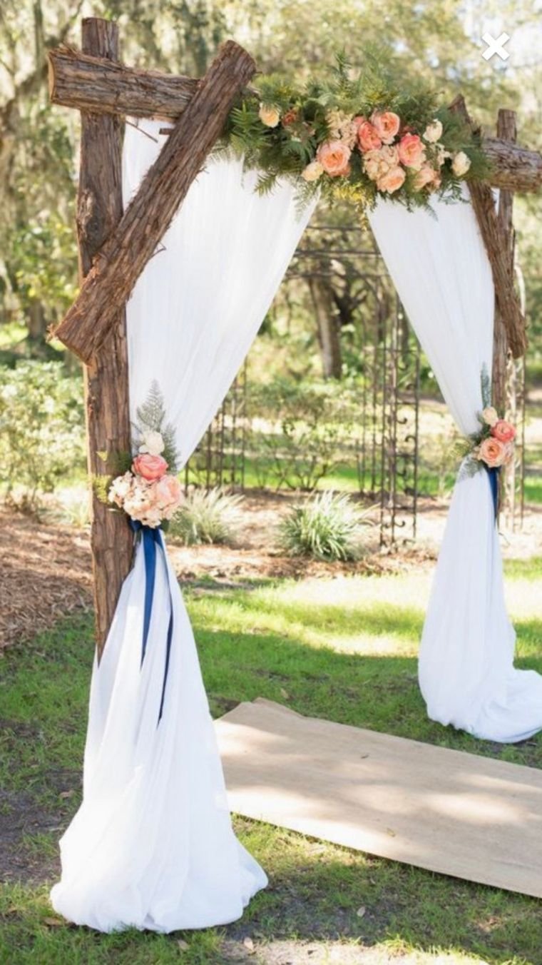 Rustic Wedding Arch Set
