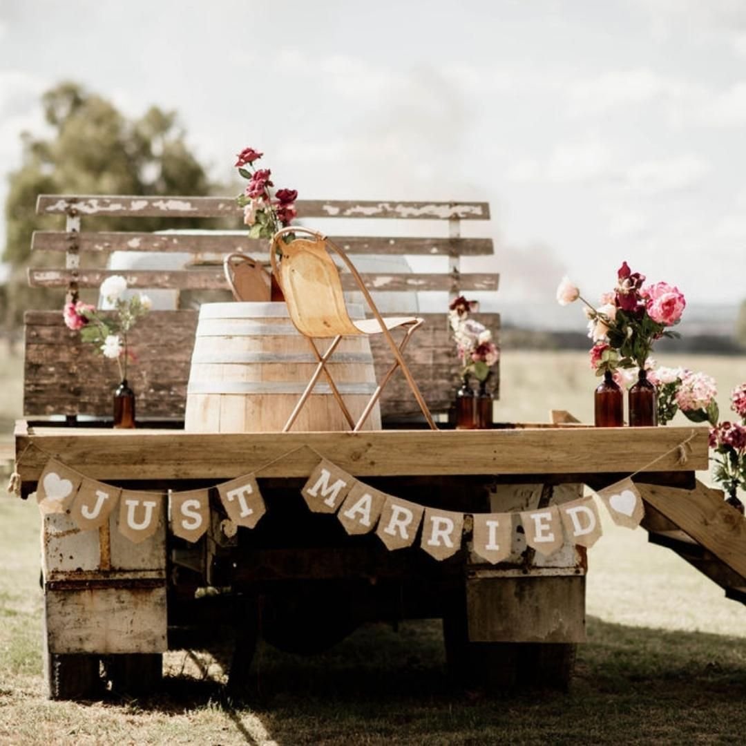 Rustic Wedding Setup