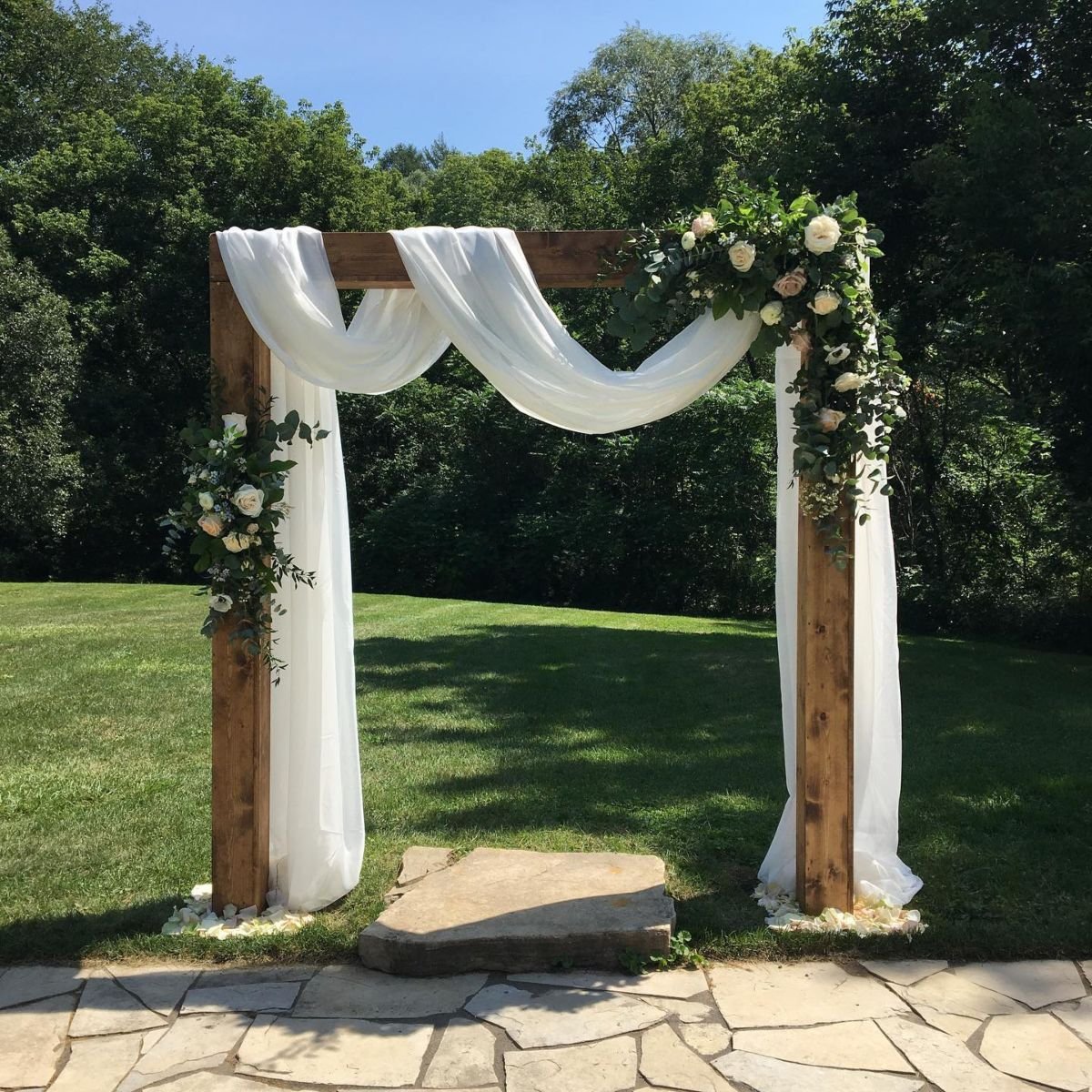 Rustic Wood Altar Design