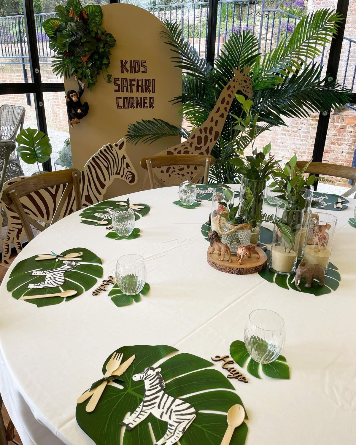 Safari-Themed Kids Area