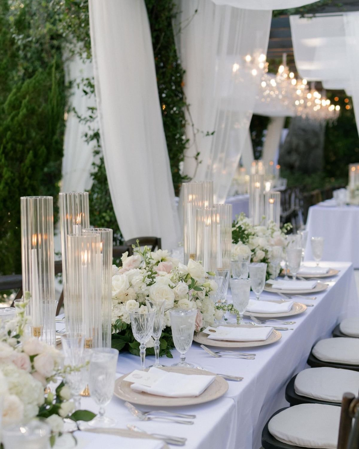 Silk Ceiling Drapes