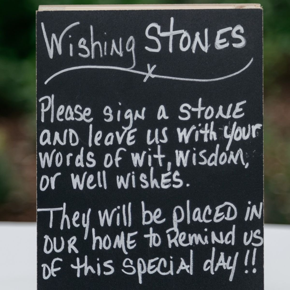 Stone Guest Book Alternative