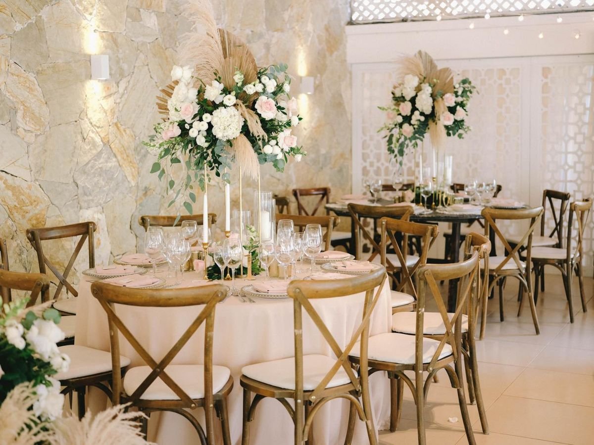 Tall Boho Floral Centerpieces