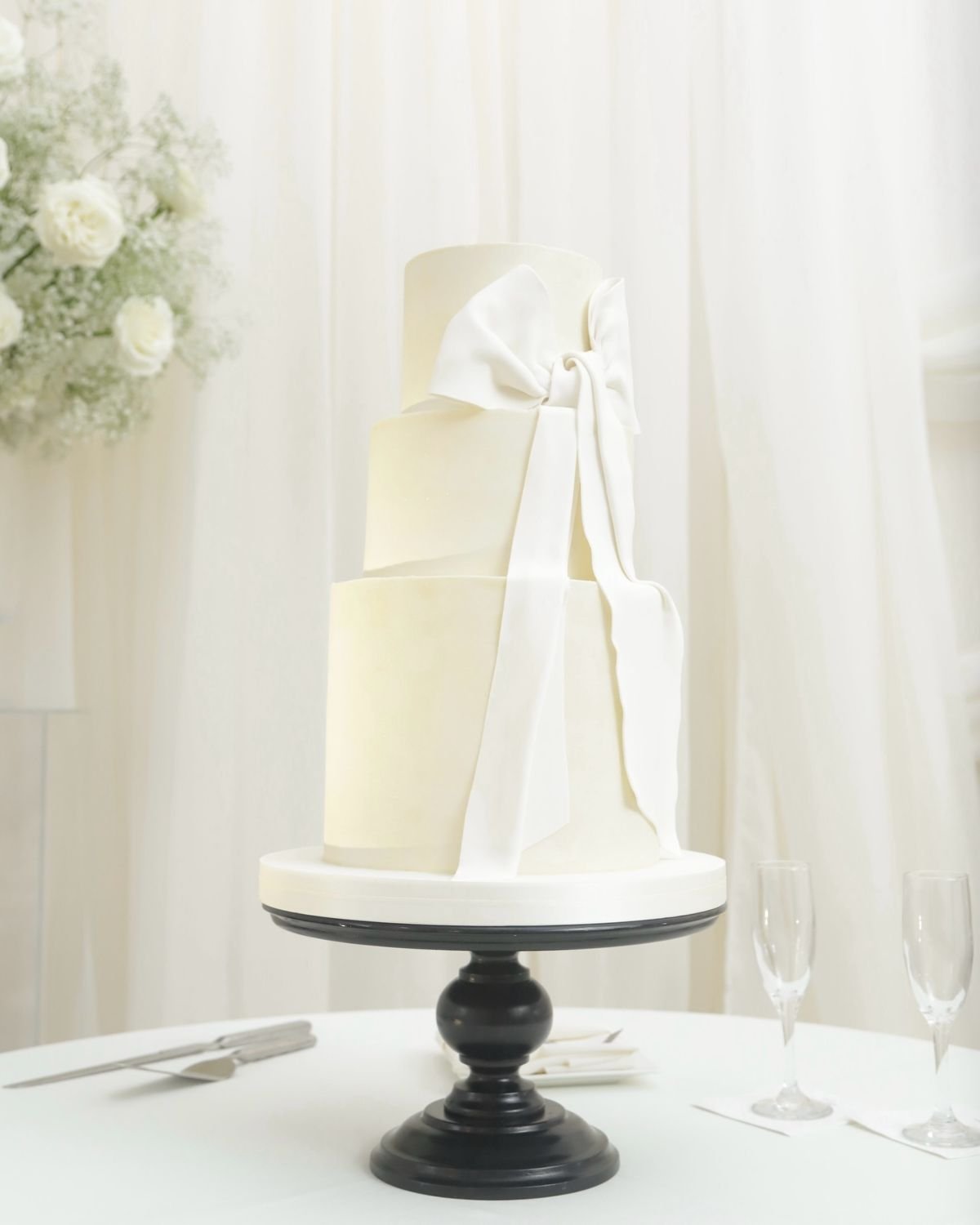 Three-Tier White Cake