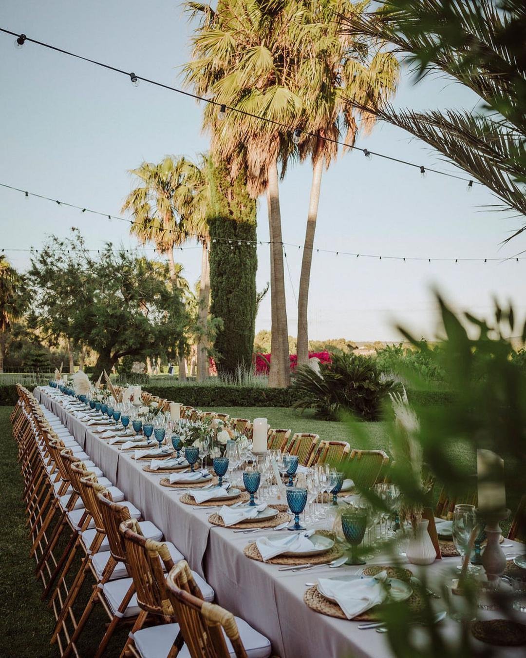 Tropical Island Wedding Setting