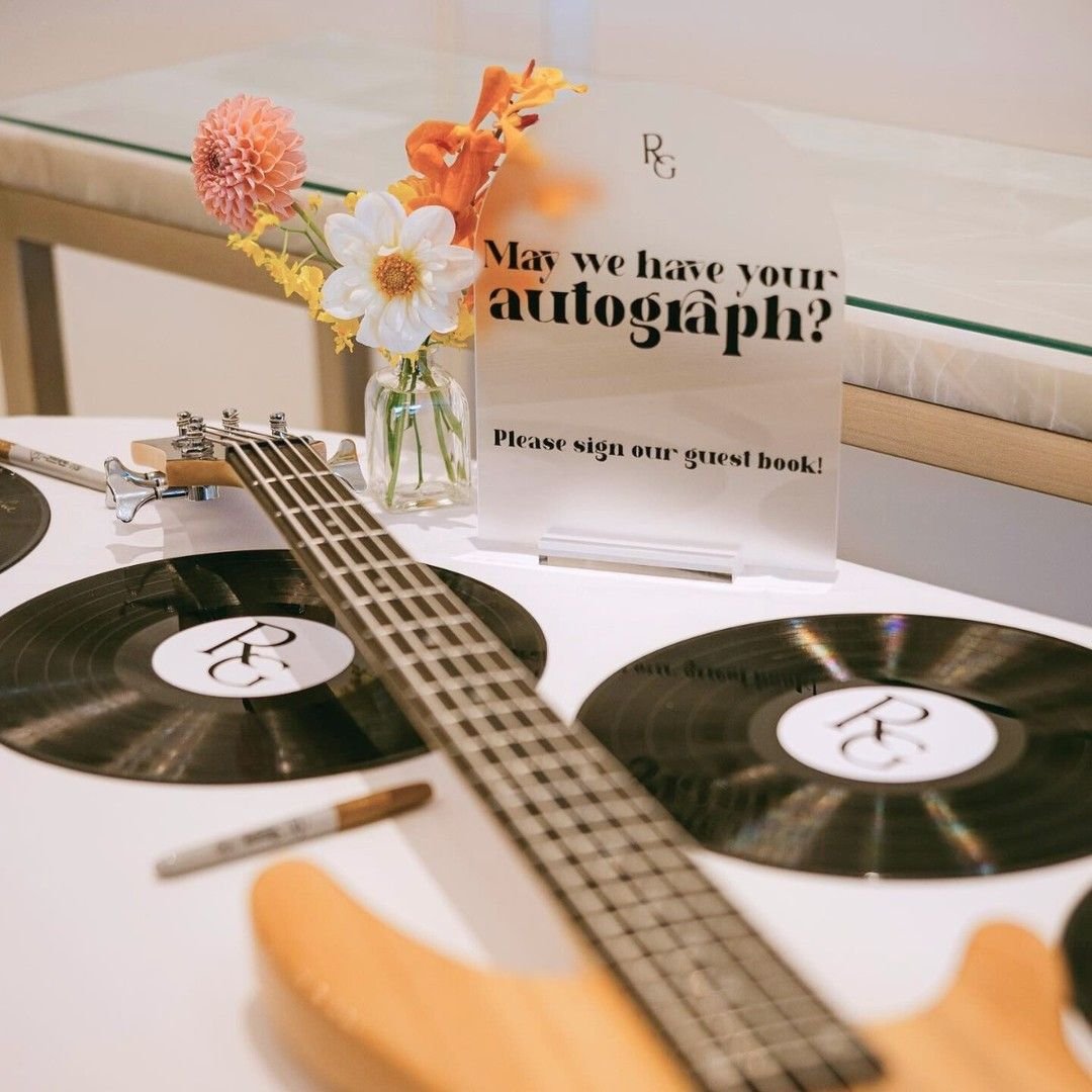 Vinyl Record Guest Book