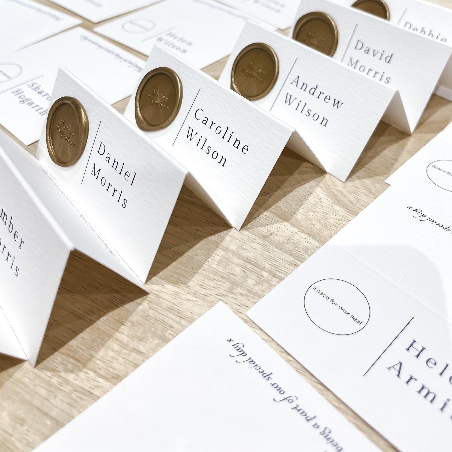 Wax Seal Place Cards