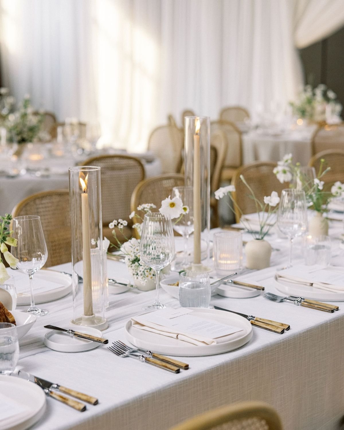 White and Champagne Decor