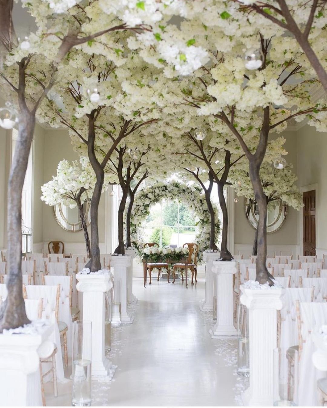 White Cherry Blossom Canopy