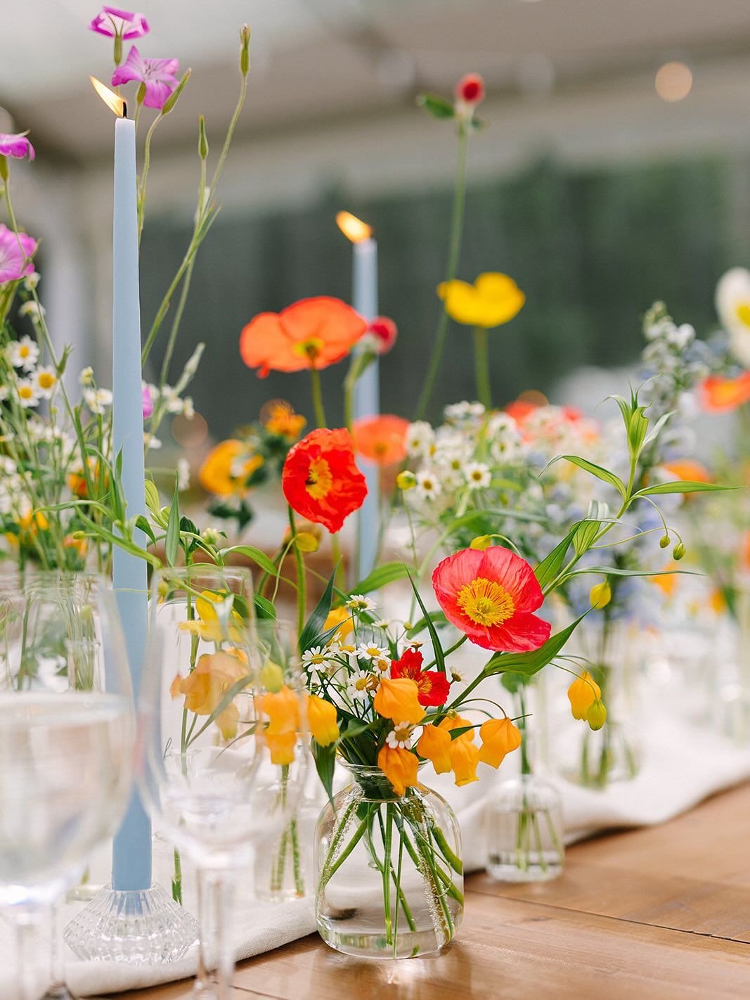Wildflower Centerpieces