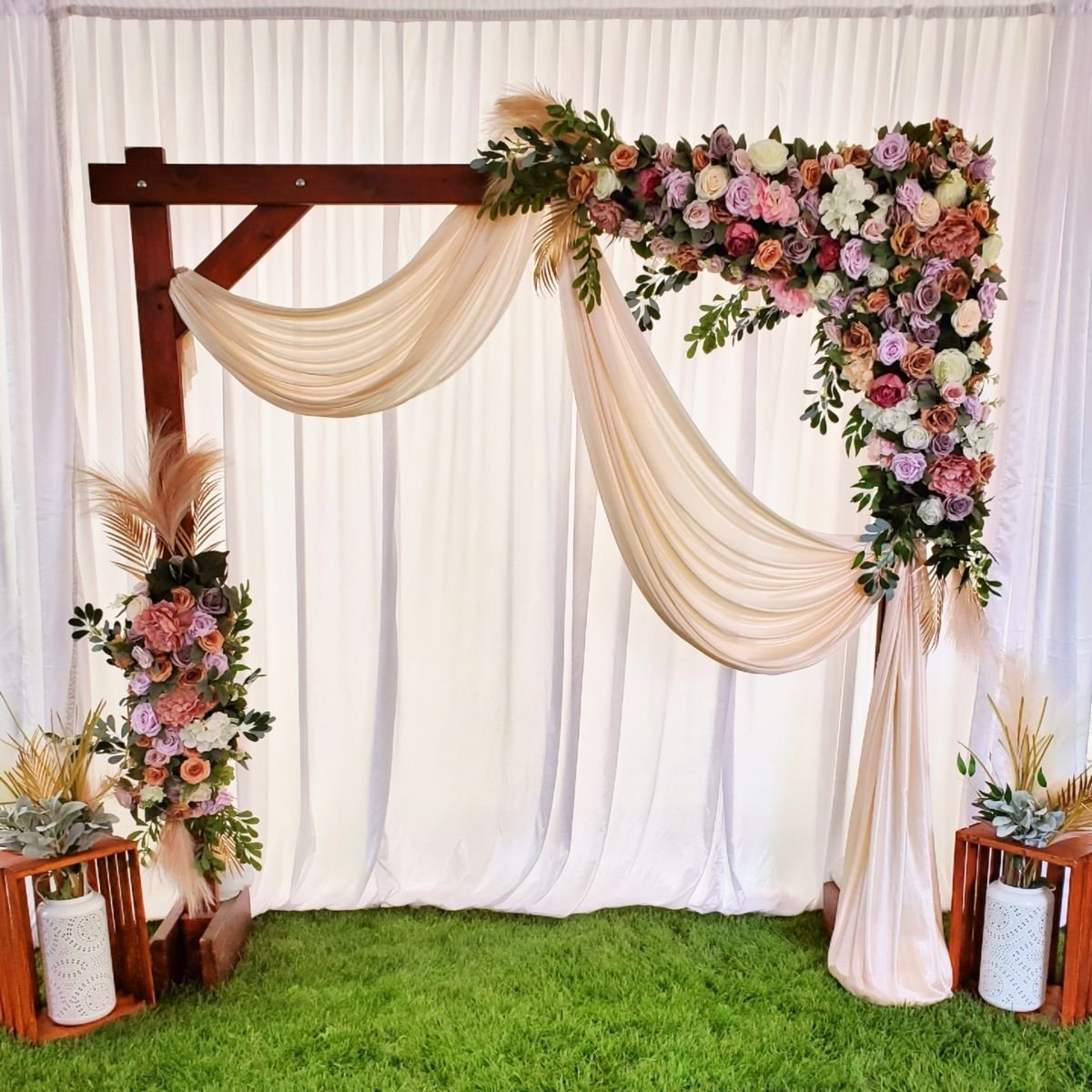 Wooden Frame Altar Decor