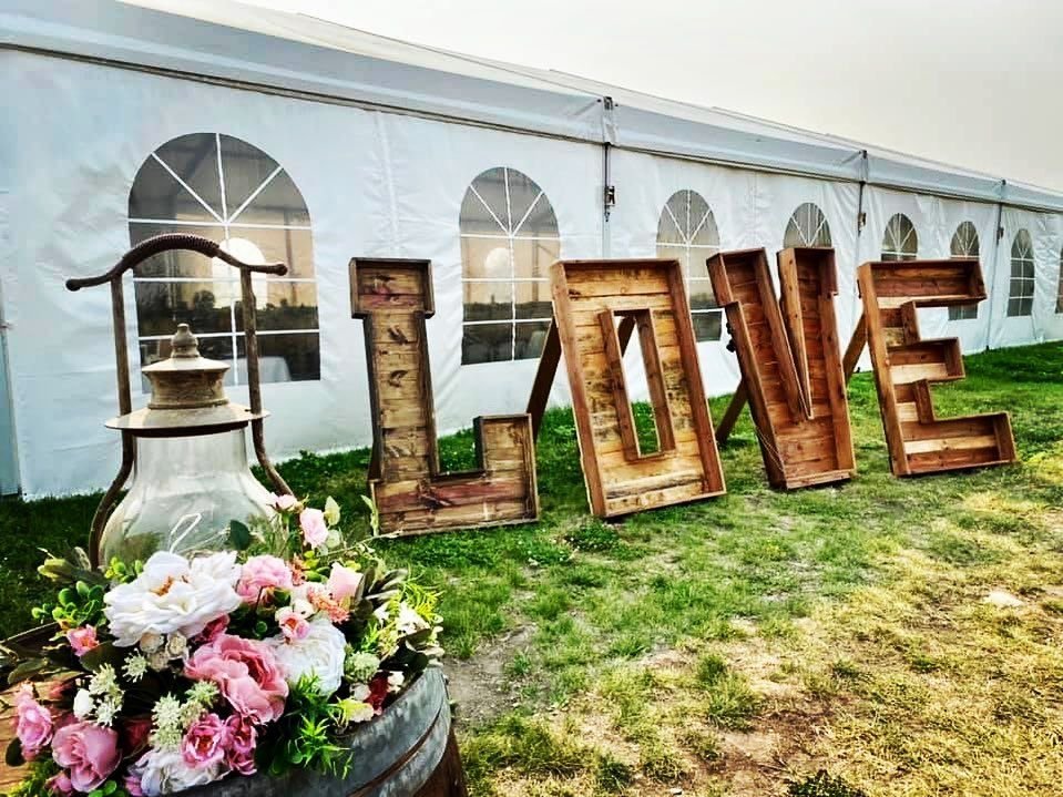 Wooden Love Letters