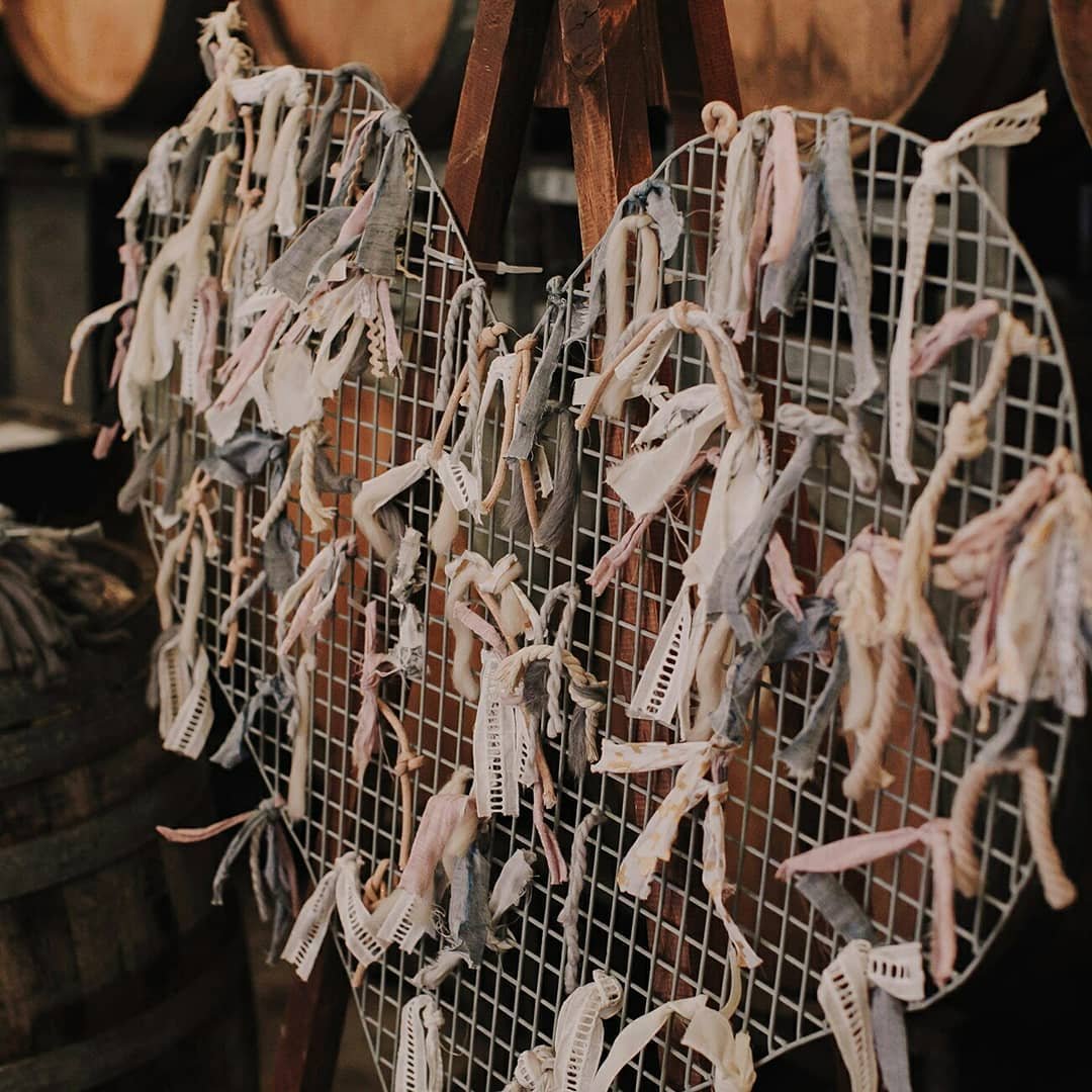 Woven Guest Book Display