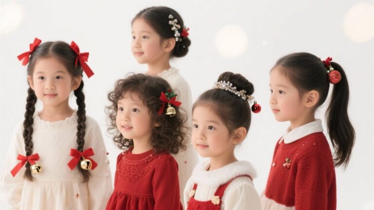 Adorable Christmas Hairstyles for Kids That Steal the Spotlight