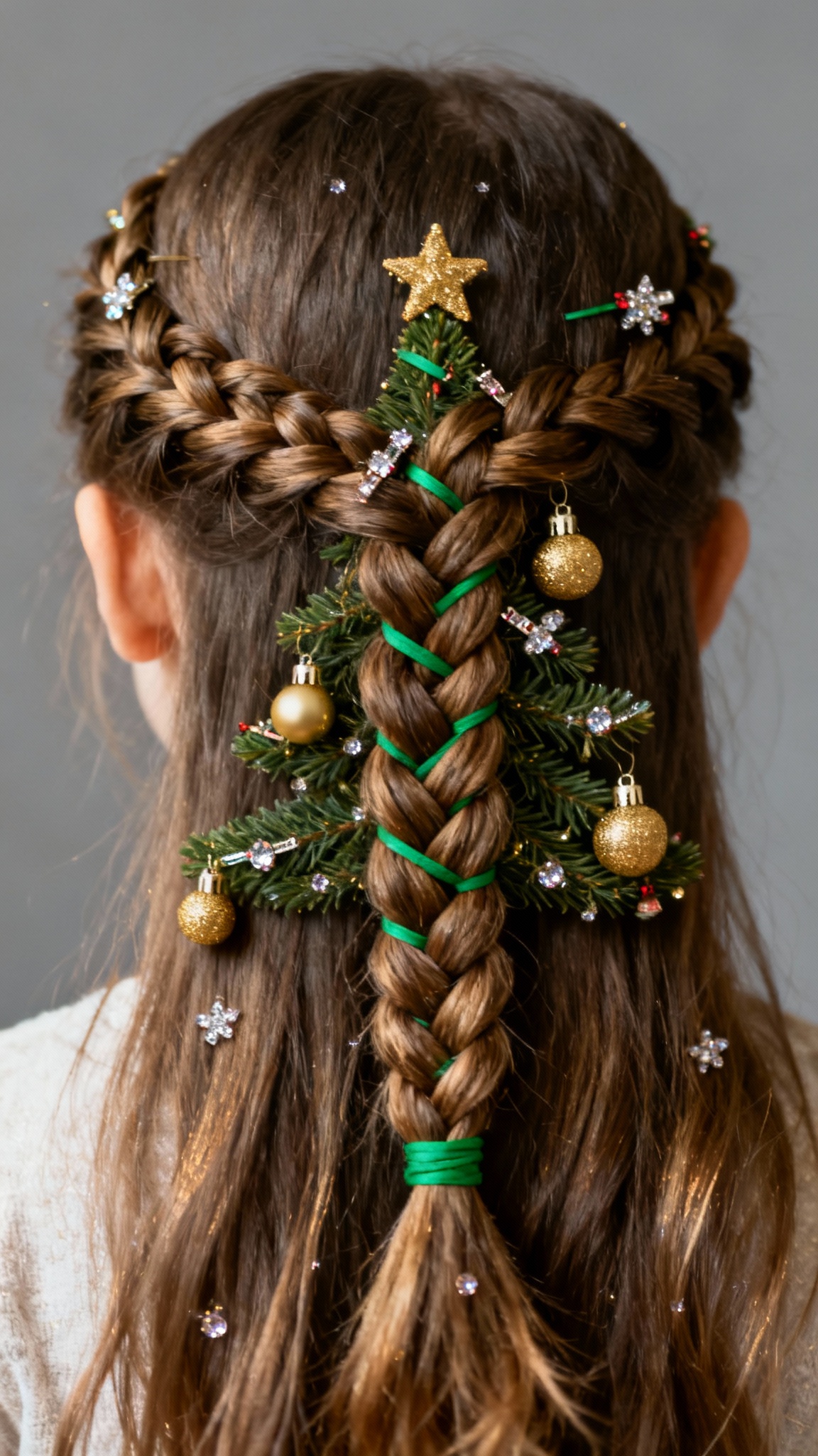 Braided Christmas Trees