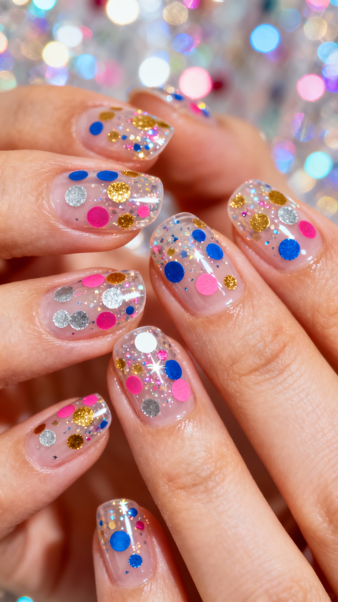 Confetti Nail Art