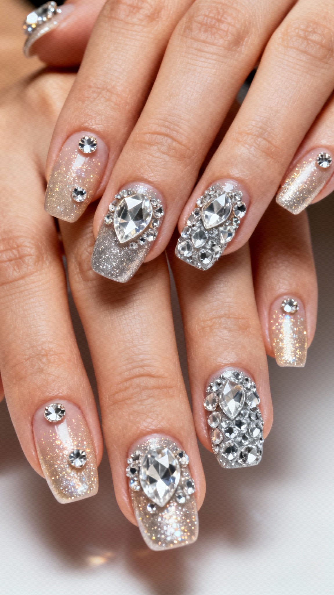 Crystal Rhinestone Details